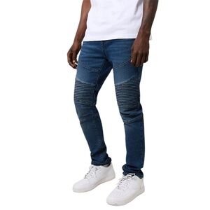 True Religion Rocco Moto Skinny Jeans Size 36